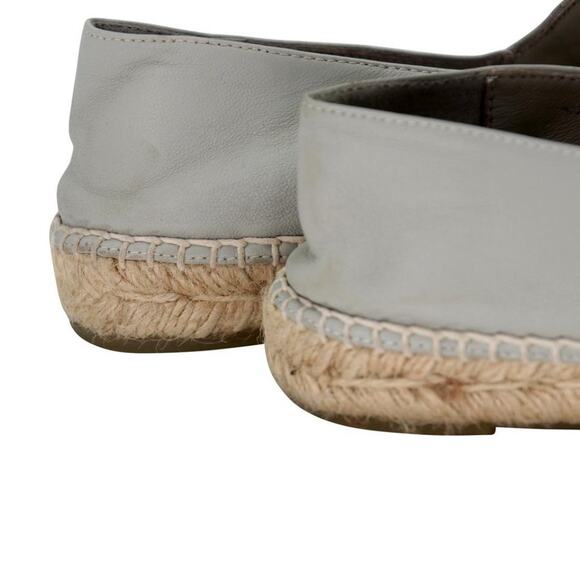 Chanel Espadrille 36 Embroidered Leather Cap Toe Cc Flats CC-0602N-0001 - Picture 8 of 11